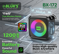 BLUK'S BX-172: Apni Mehfil Ko Rockstar Banayen! RGB Fusion & TWS Stereo Sound