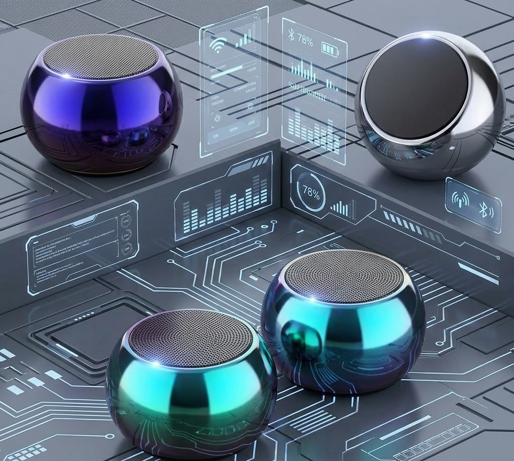 Mini Spherical Bluetooth Rockstar: Chota Size, Bada Dhamaka! True Wireless Stereo Sound