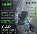BLUK'S BX-321 Super Grip Car Phone Holder Drive Safe, Stay Connected