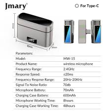 Jmary MW-15 Professional Dual Wireless Microphone System: Crystal Clear Audio, Any Device