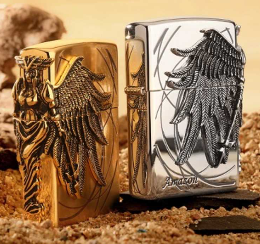 High quality metal 3D Angel Wings Metal Pocket Art | Vintage Collector’s Edition